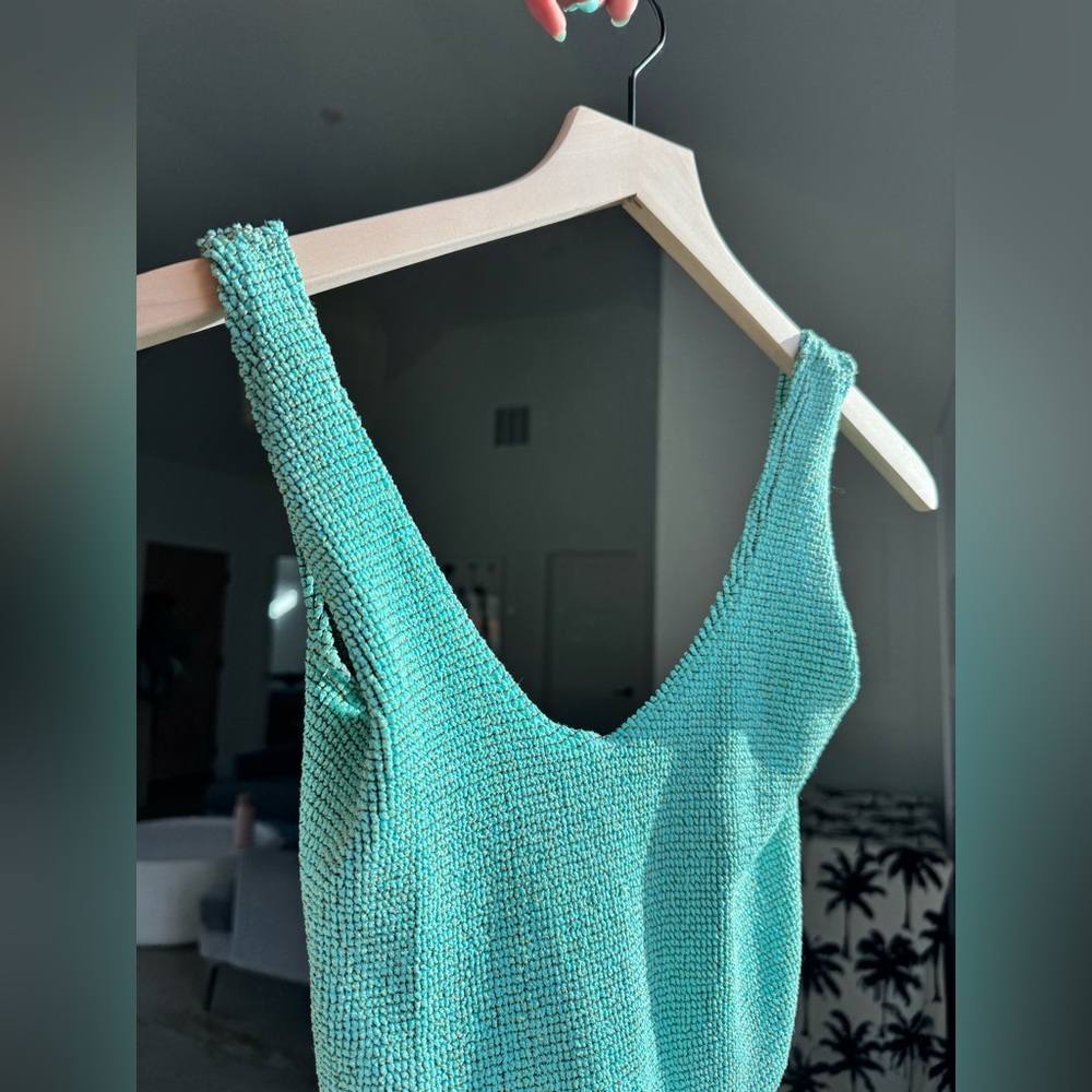 bond-eye Turquoise One Piece Bodysuit - Picture 4 of 5